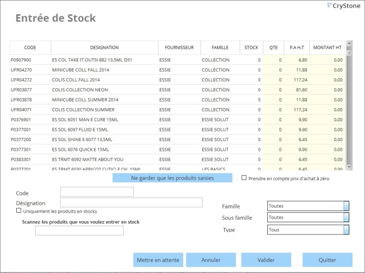 Les mouvements de stock